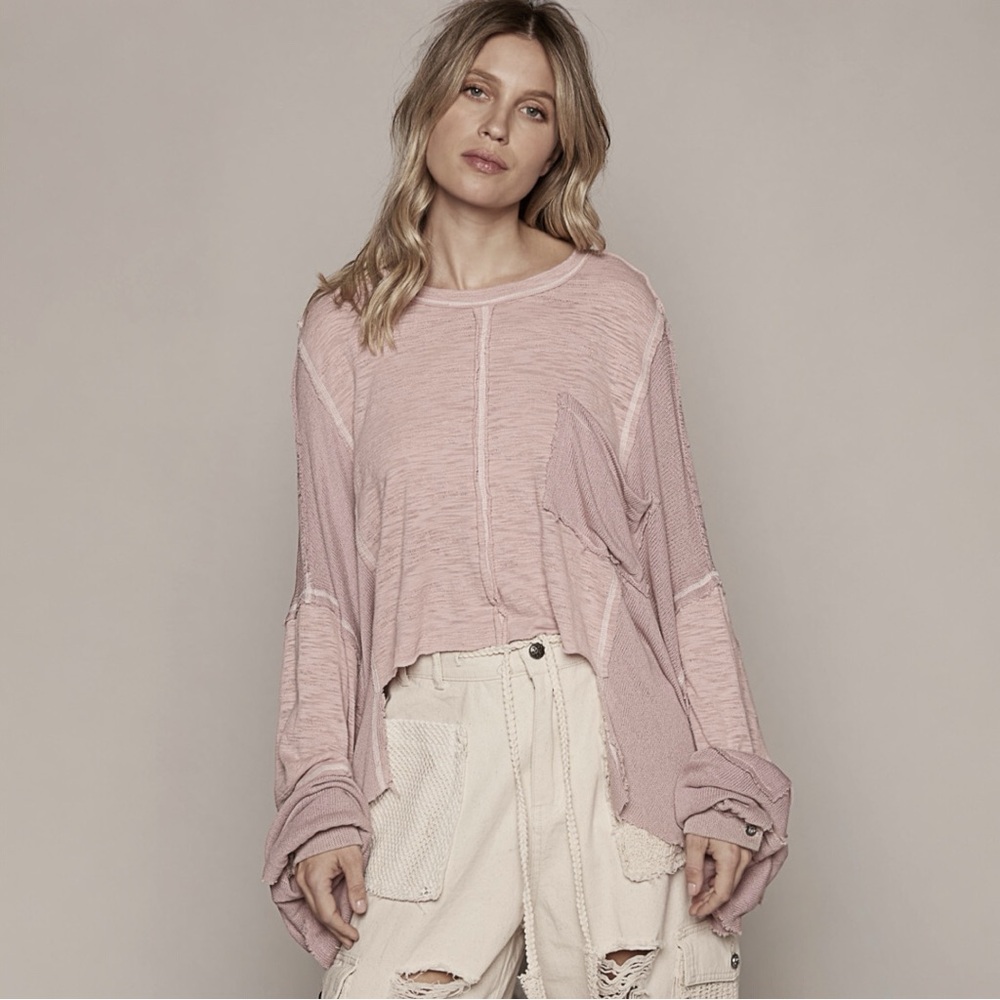 POL Oversized Boho Top - Picture 2 of 2